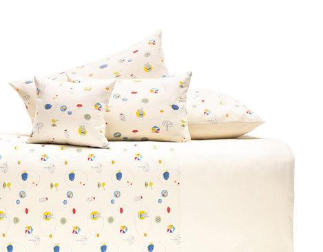 Kollektion Bio Satin Bettwäsche Meister Hase für Kinder