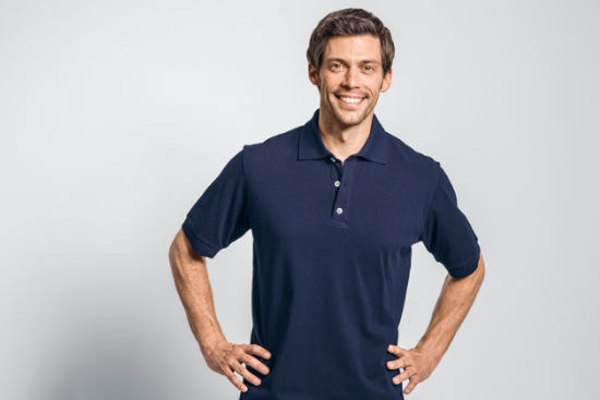 Herrenbekleidung Polo Shirts aus reiner Bio-Baumwolle von Cotonea