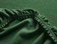 Spannbettlaken Doppel-Jersey aus Bio-Baumwolle ohne Elastan in Smaragd von Cotonea