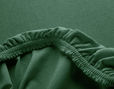Spannbettlaken aus Jersey Bio-Baumwolle in Smaragd ohne Elastan von Cotonea